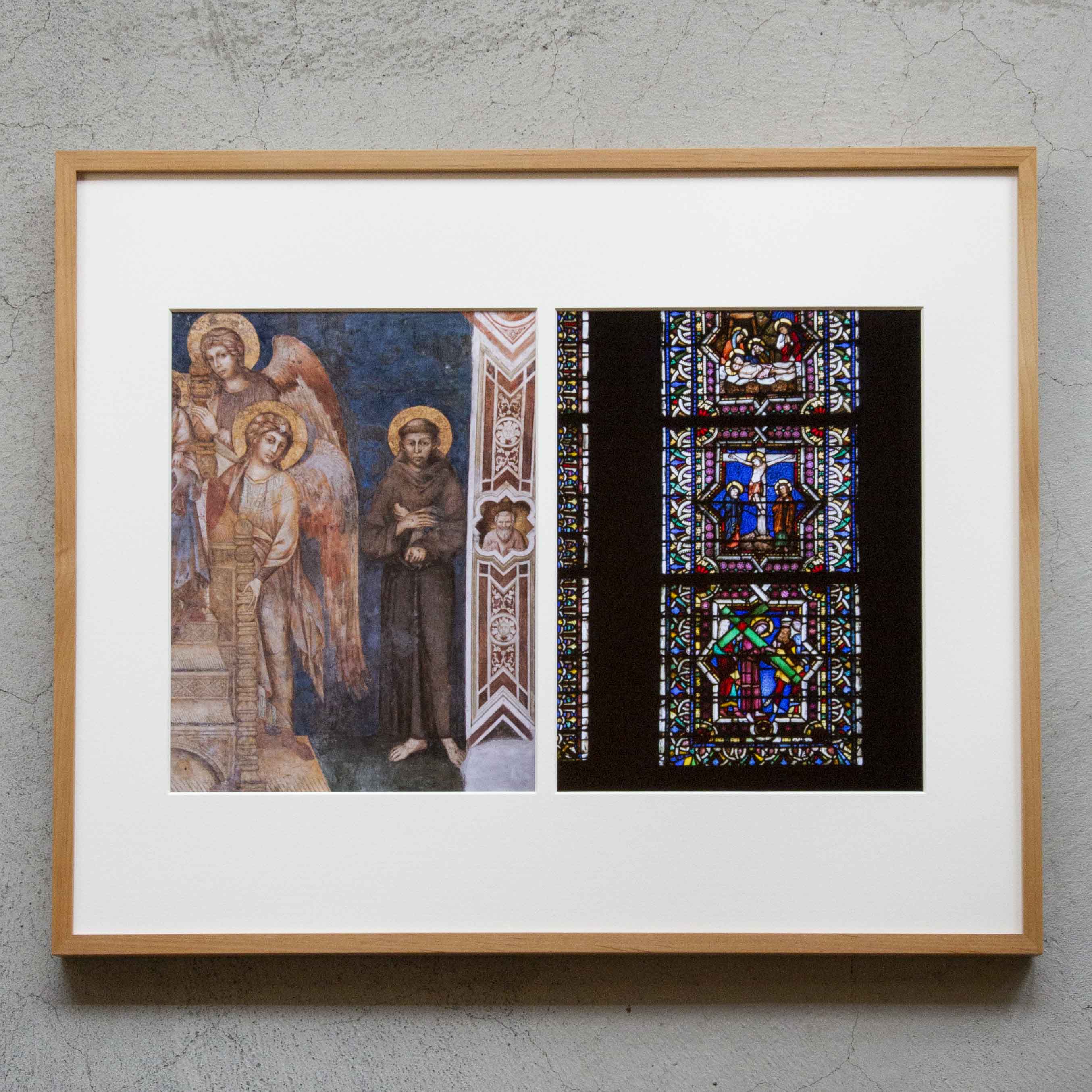 写真｜聖フランチェスコ像と受難伝｜サン・フランチェスコ聖堂