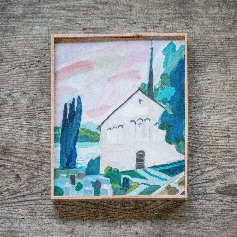 絵画|nakaban《Einigen教会》
