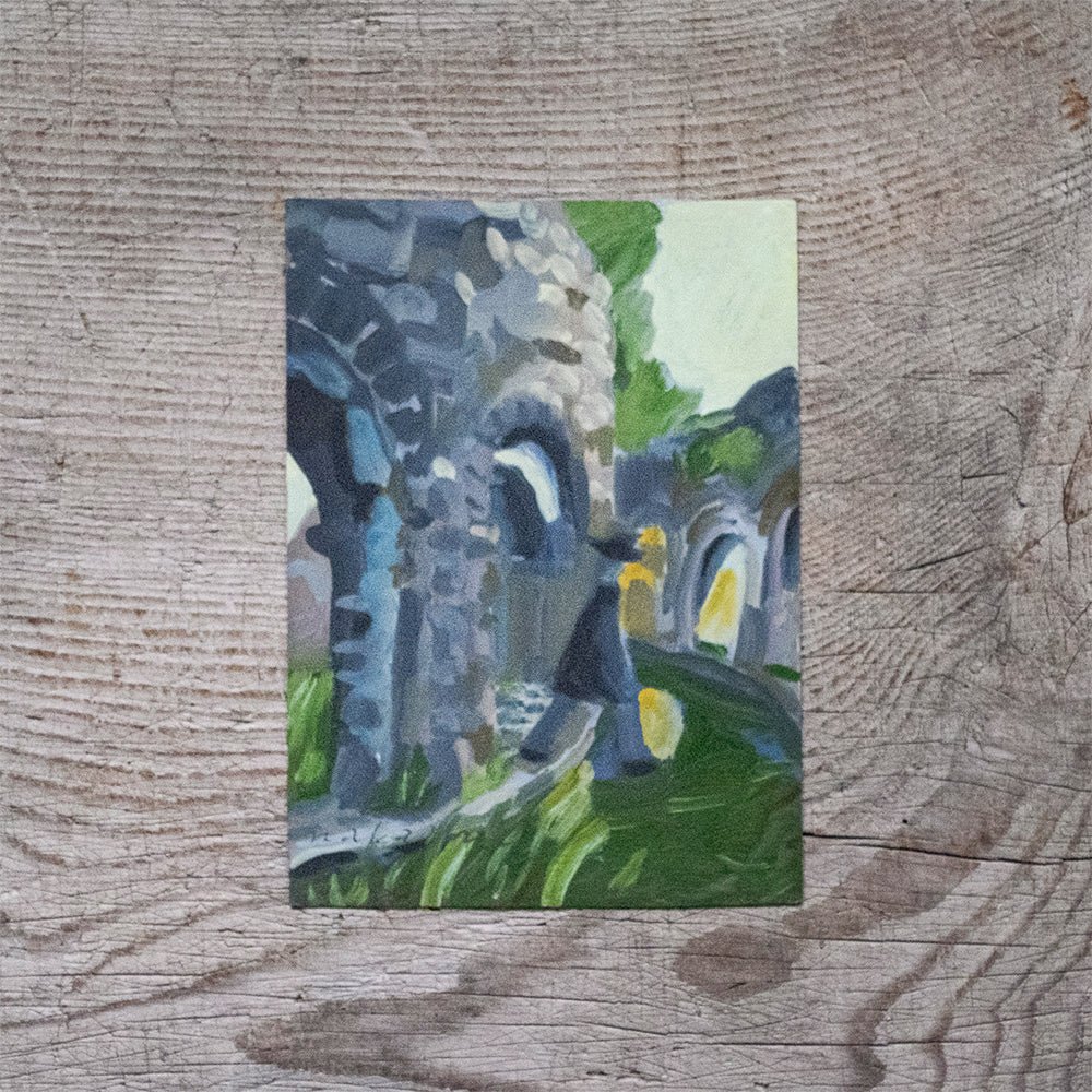 絵画|nakaban《Lanleffの遺跡》