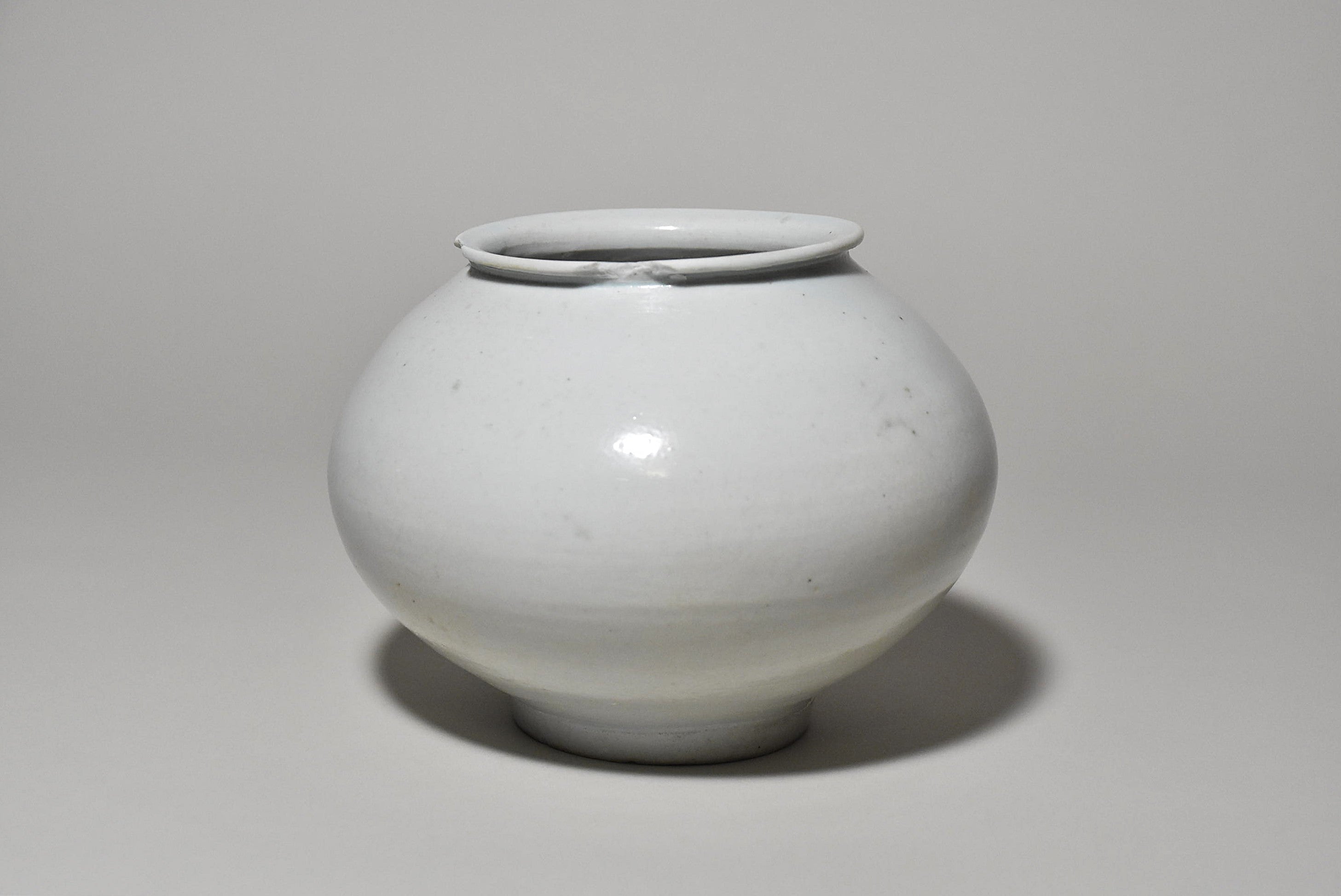 李朝前期白磁壺（李朝時代） – 青花の会｜seikashop