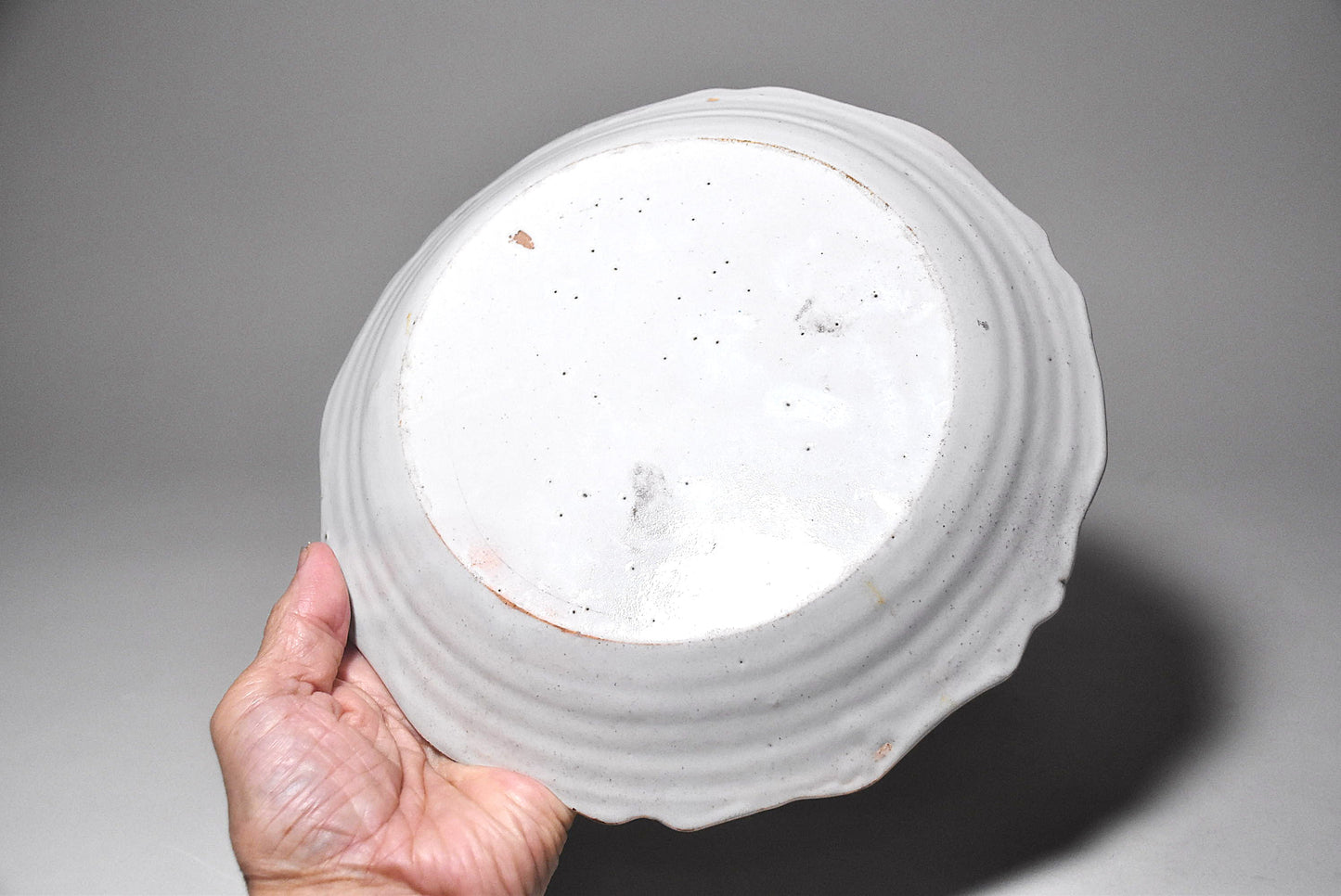 欧州花文色絵皿その2(18~19世紀)