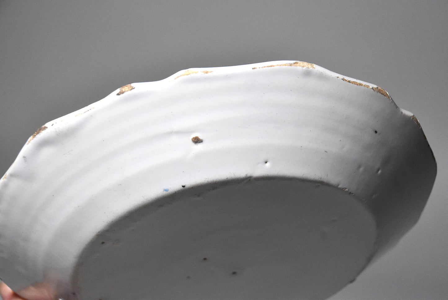 欧州花文色絵皿その3(18~19世紀)