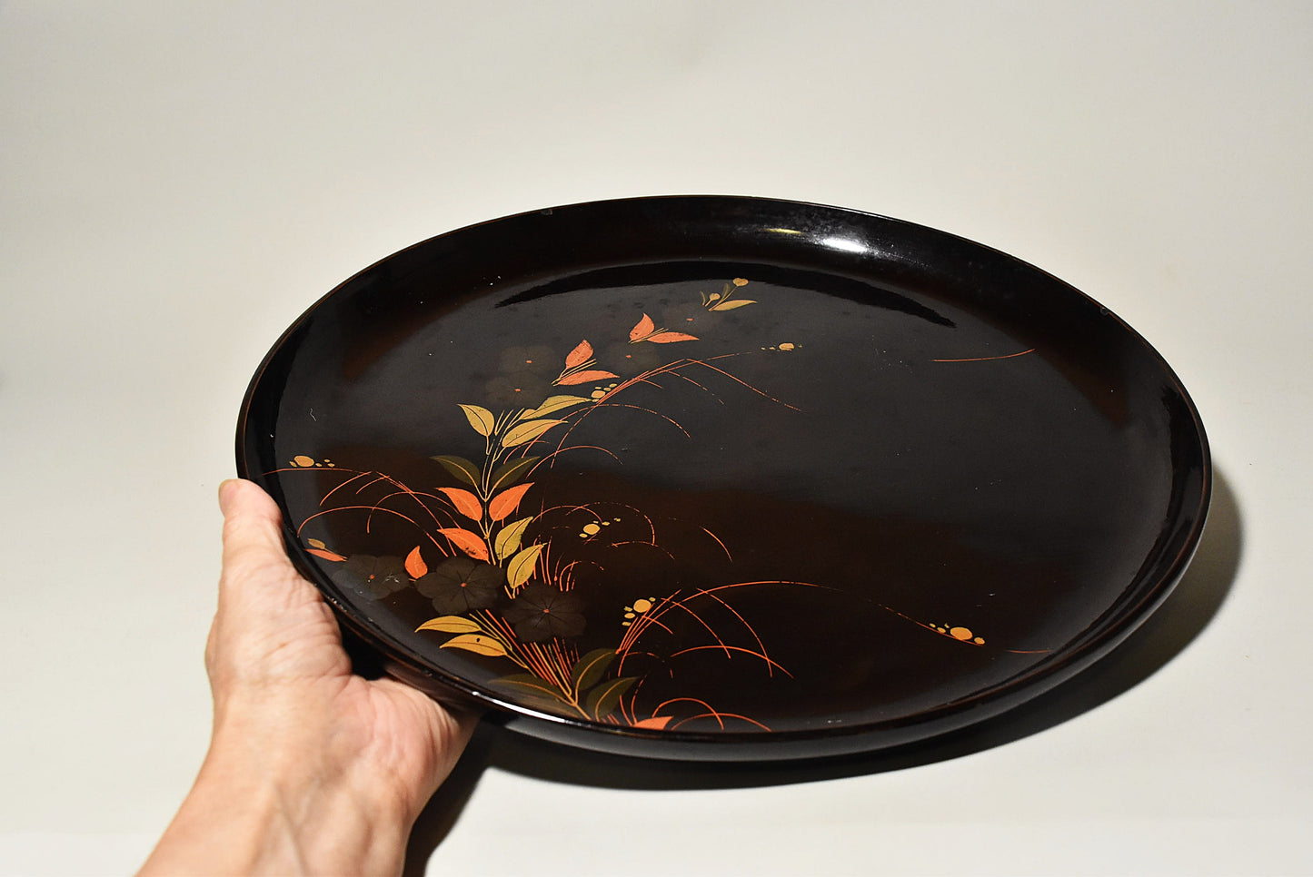 漆絵盆その5(江戸時代)