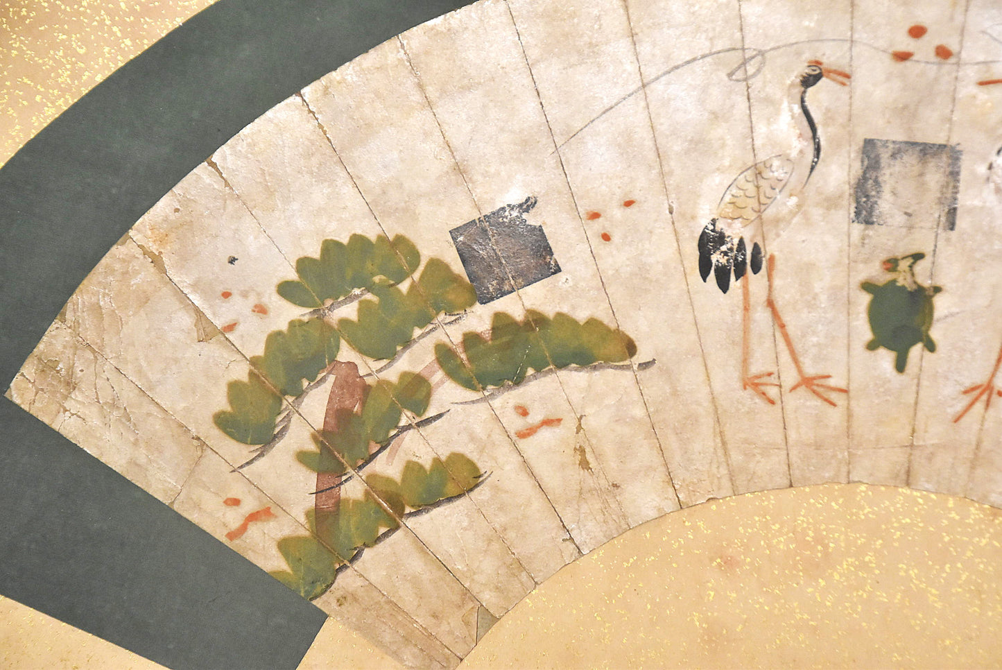 奈良絵扇面額(江戸時代)