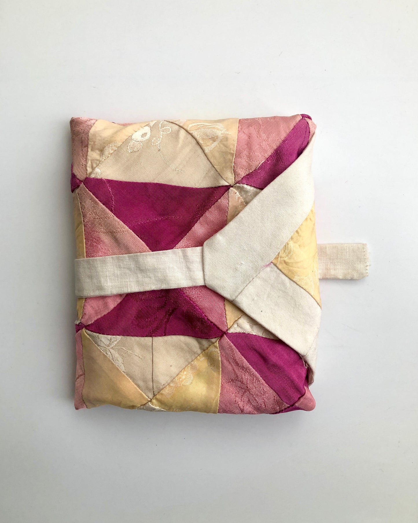 シルクと綿のポジャギ b