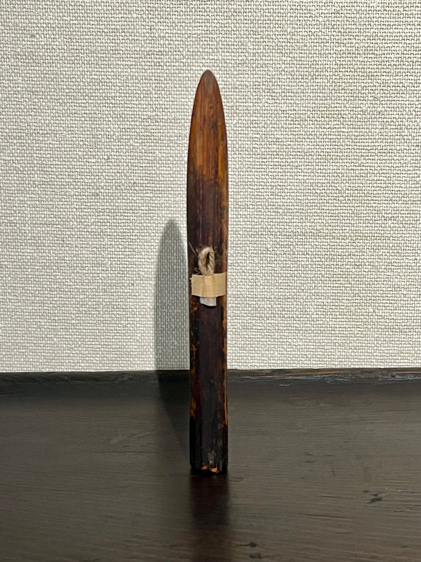 見立ての花器(その2:竹製一輪挿し)