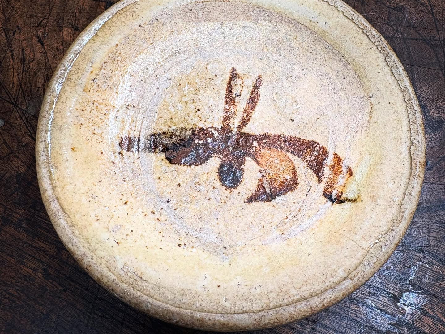 志野織部小皿② 白洲正子所載同手