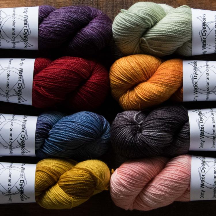 毛糸的世界|Dirty Water DyeWorks : Lilian|Topaz
