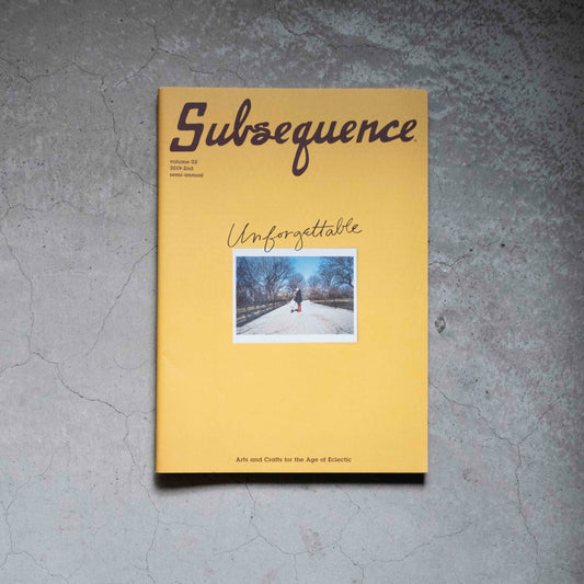 雑誌｜Subsequence Vol.2