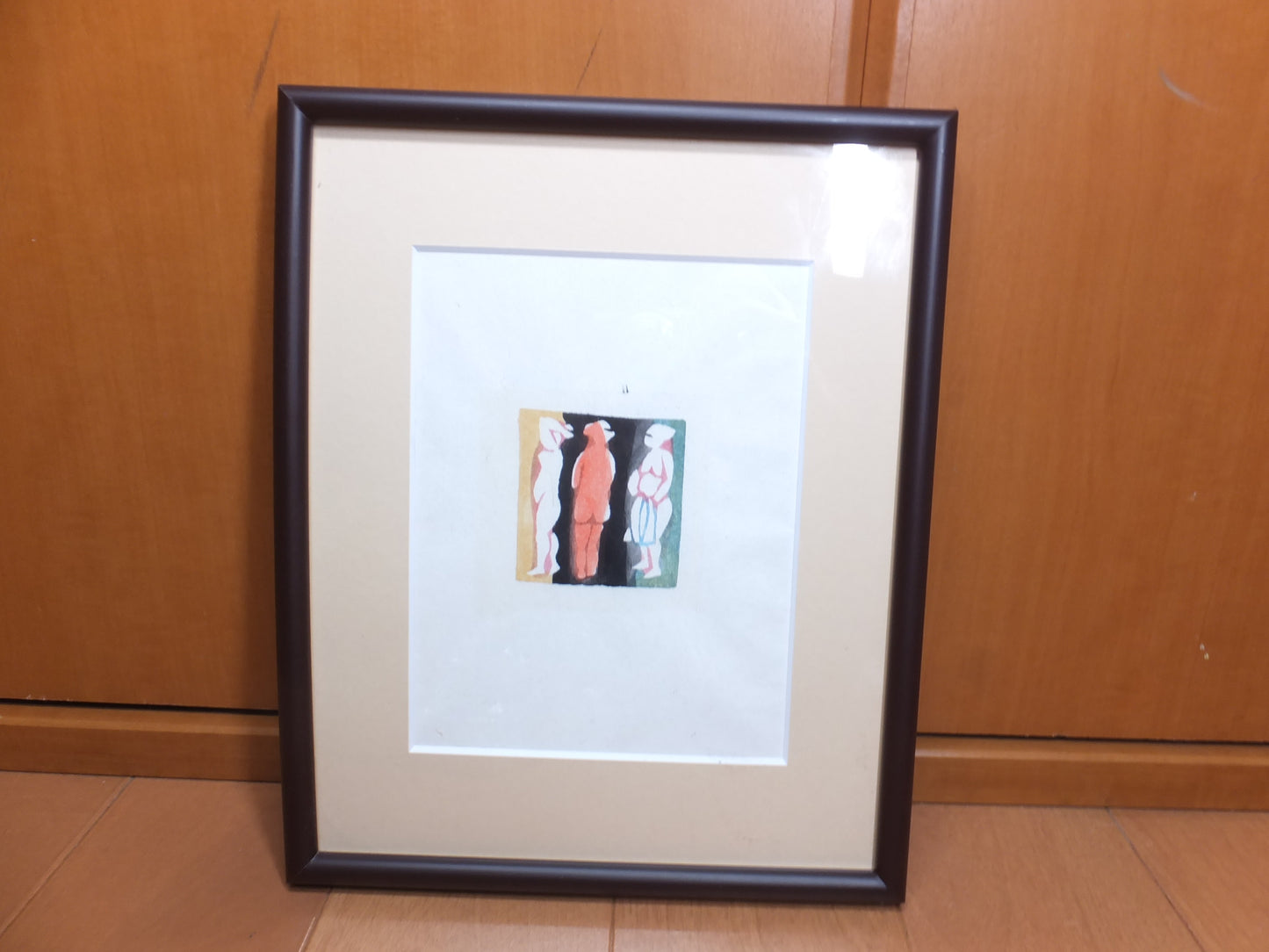 芹沢銈介　型絵染　その4　手彩色　