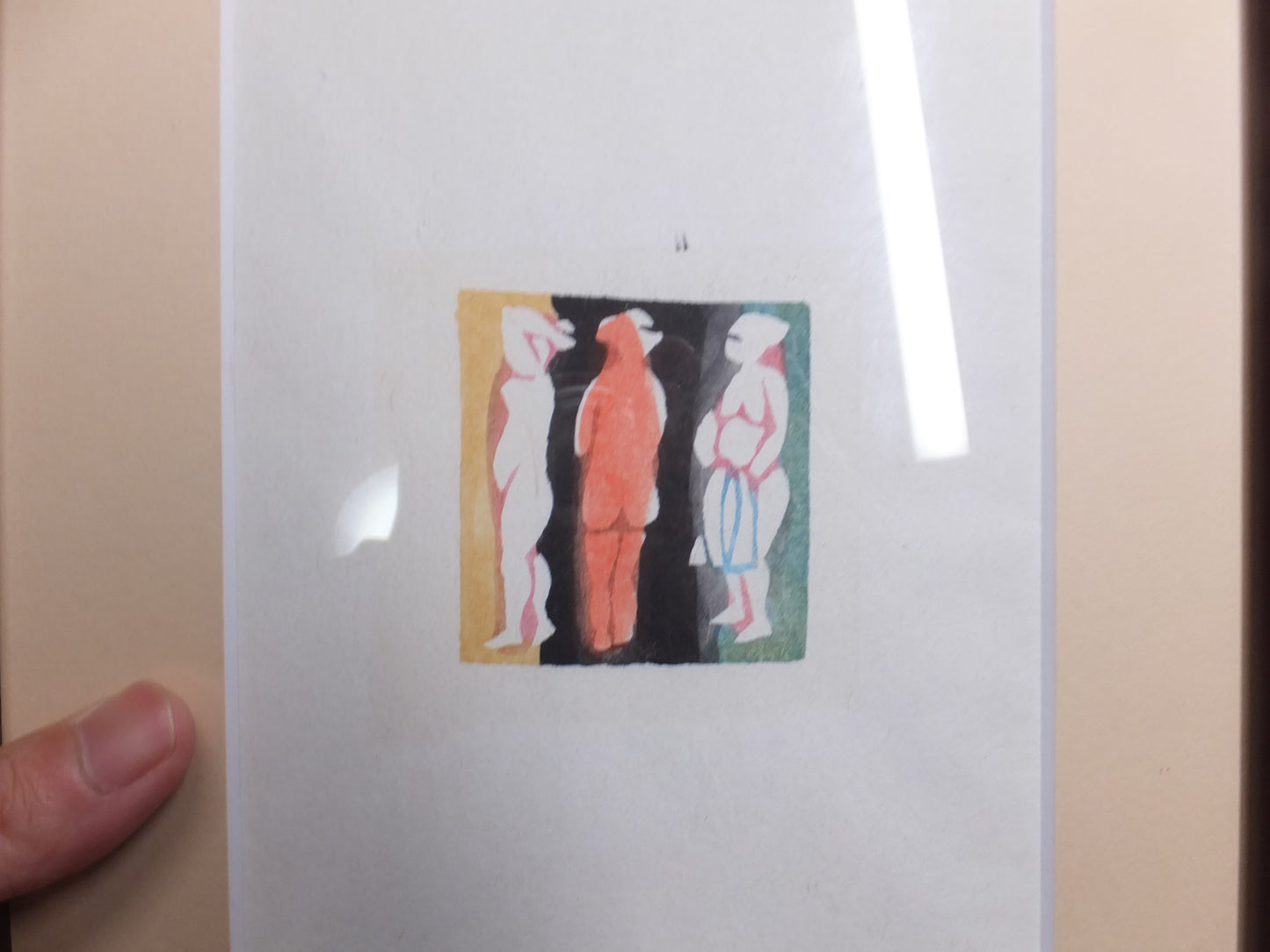 芹沢銈介　型絵染　その4　手彩色　