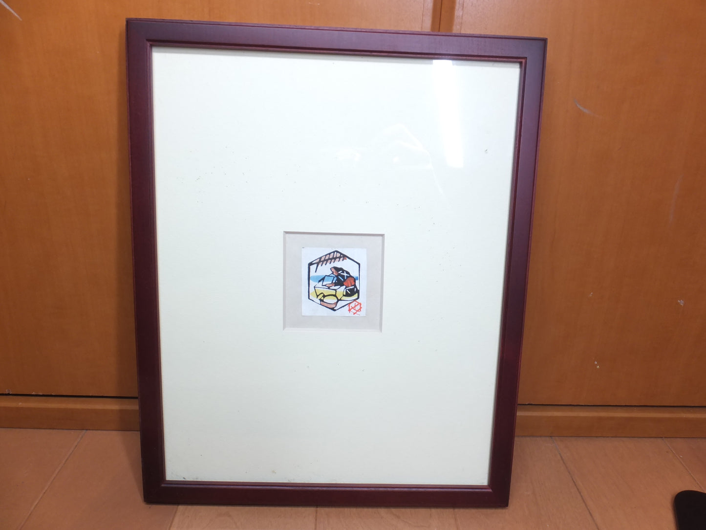 芹沢銈介　型絵染　その６　手彩色