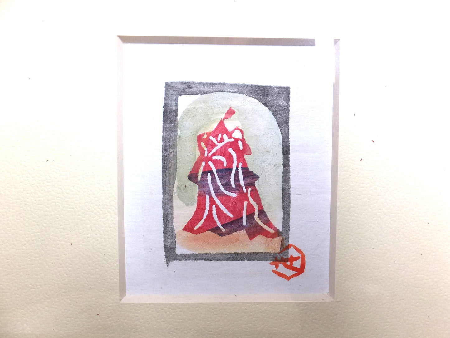 芹沢銈介　型絵染　その７　手彩色