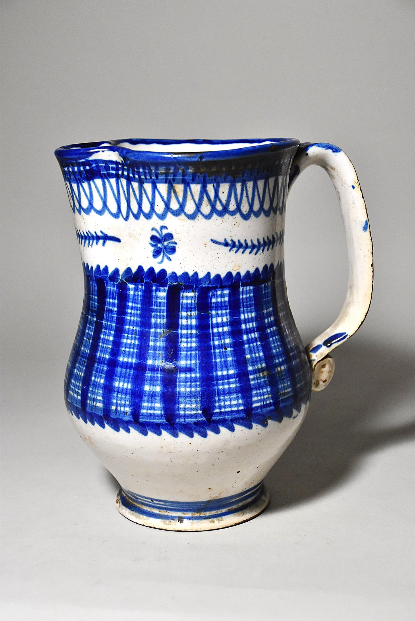 欧州染付ジャグ（１９世紀）