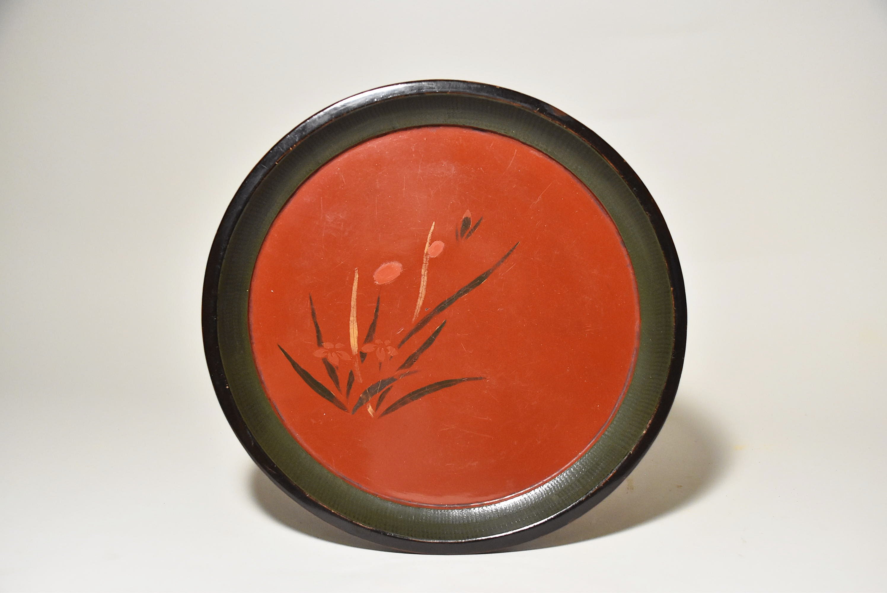 桑名漆絵盆その4（江戸時代） – 青花の会｜seikashop