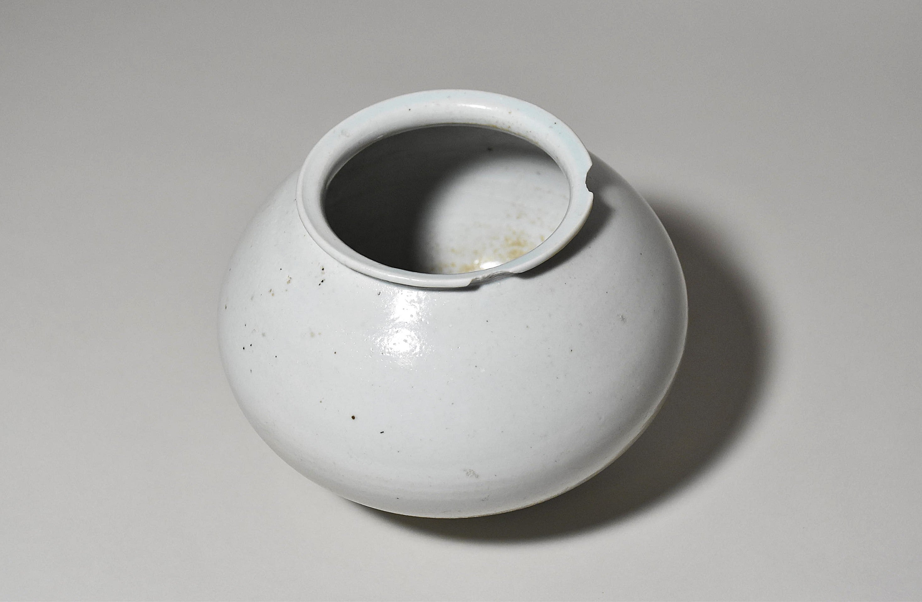 李朝前期白磁壺（李朝時代） – 青花の会｜seikashop