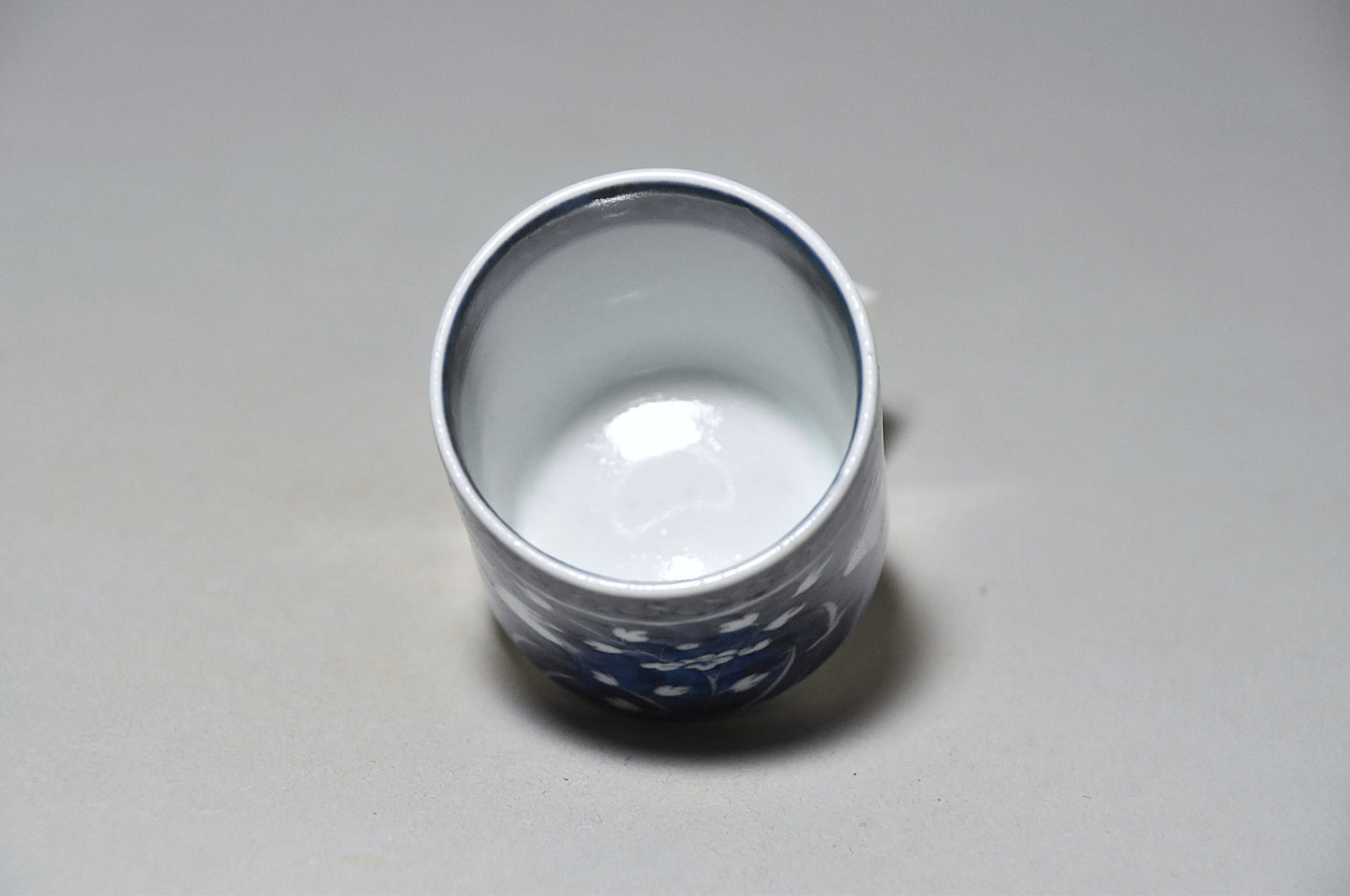 古伊万里鷺文筒猪口その３（江戸時代）
