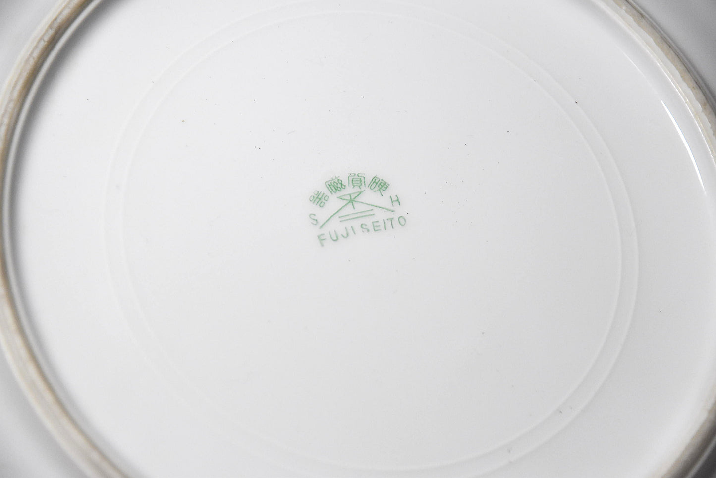 輪線文中皿５枚（戦前日本製）