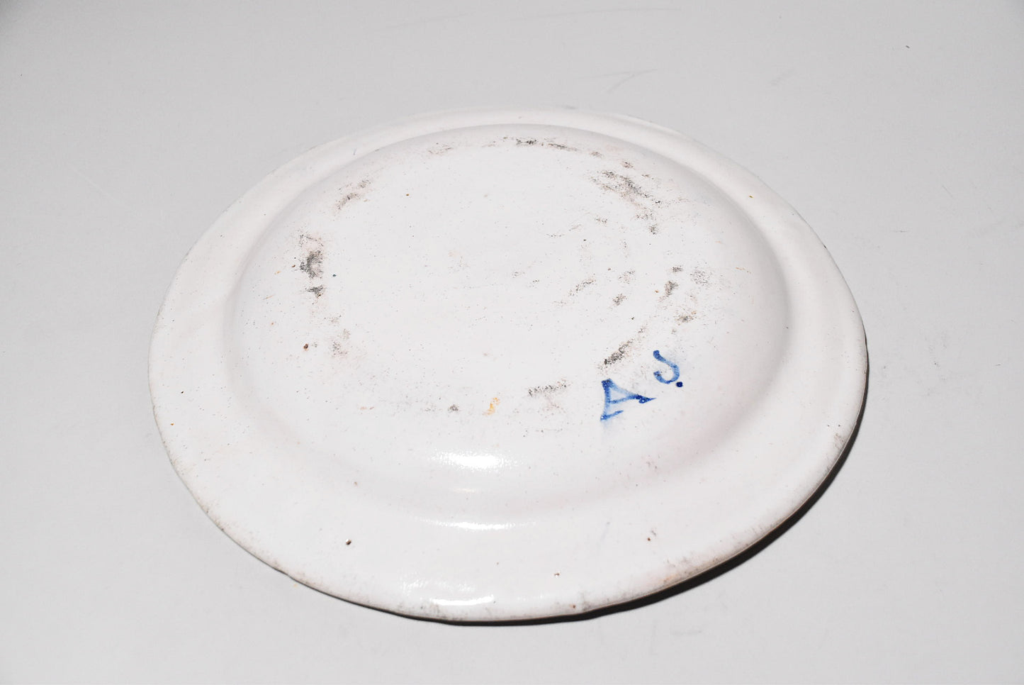 欧州色絵蔦文大皿（１８～１９世紀）