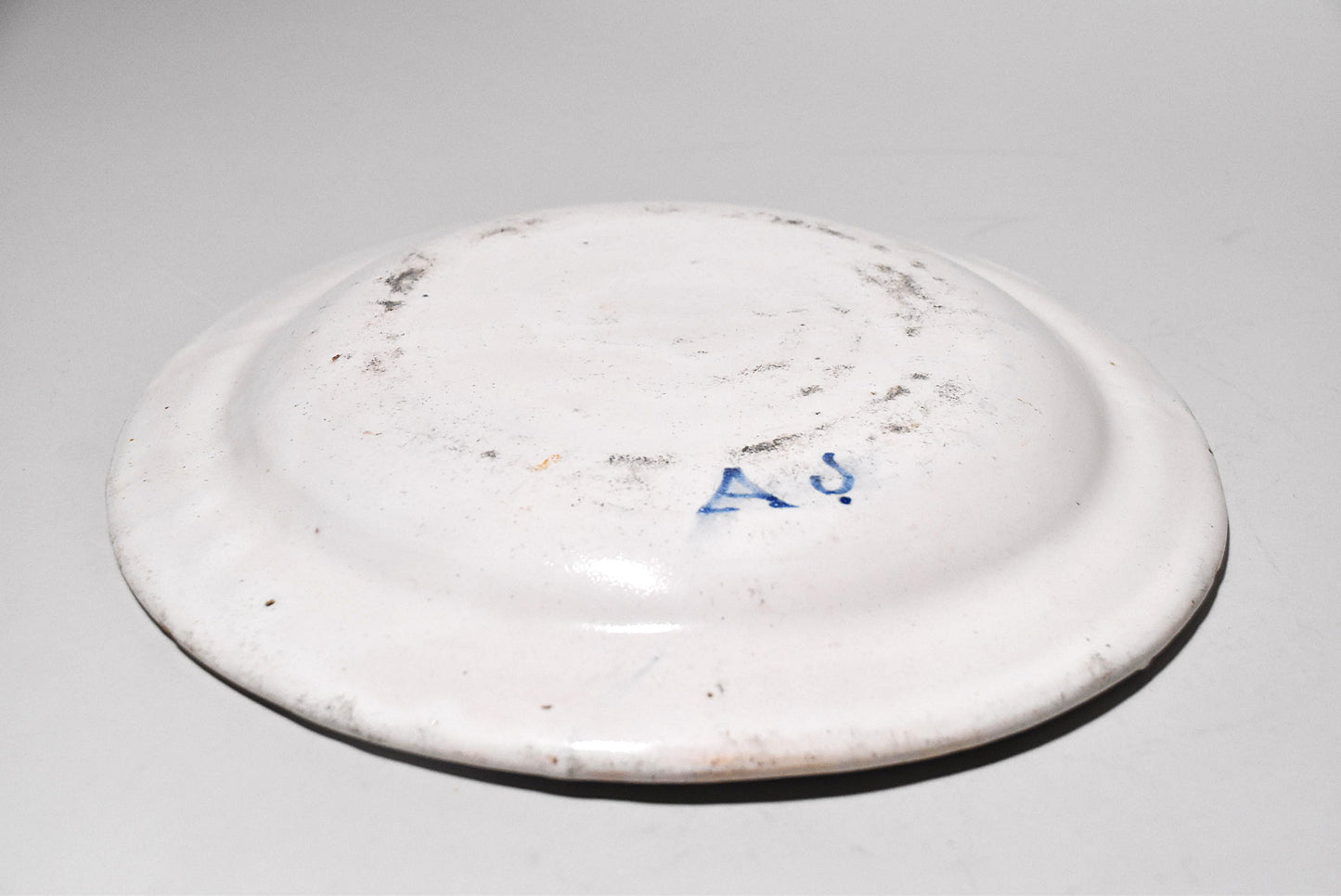 欧州色絵蔦文大皿（１８～１９世紀）