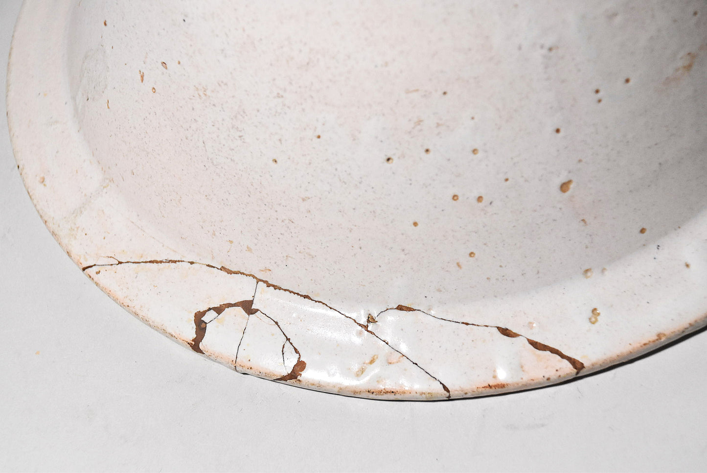 欧州色絵鳥文大鉢（１８～１９世紀）