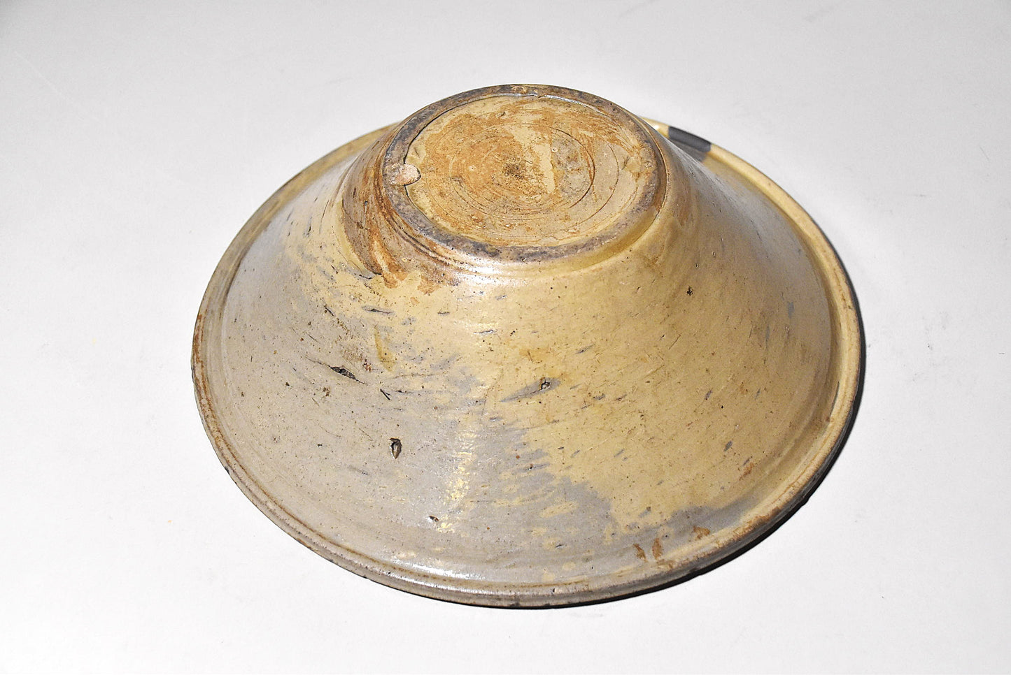 美濃笠原鉄絵草文鉢（江戸時代）