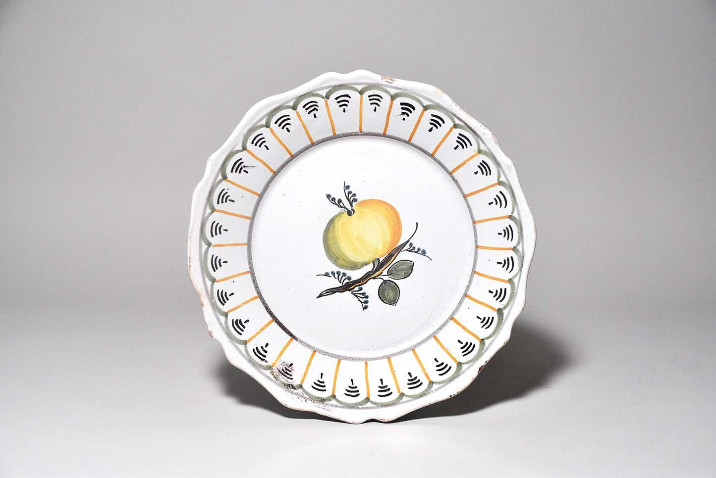 欧州花文色絵皿その２（１８～１９世紀）