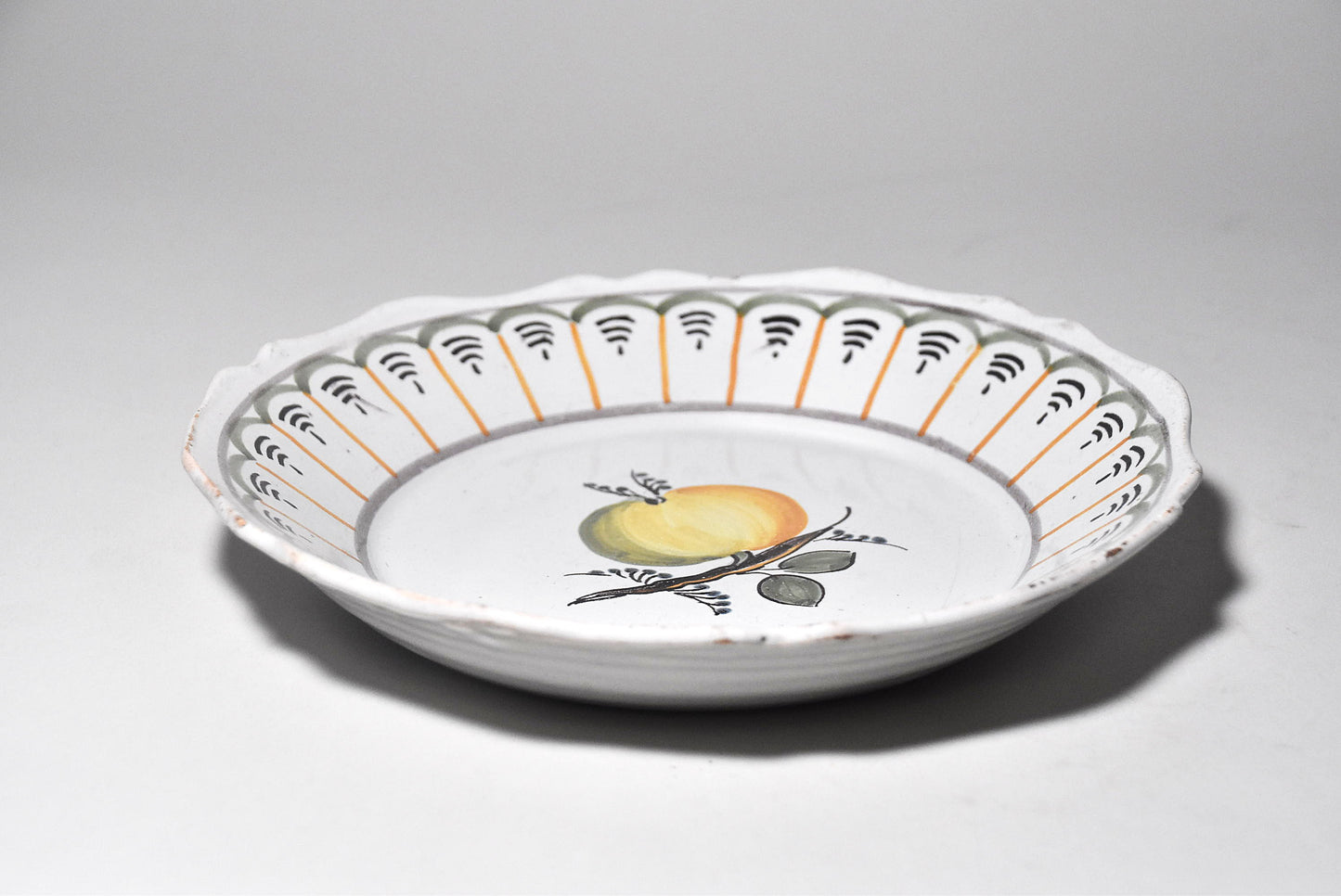 欧州花文色絵皿その２（１８～１９世紀）