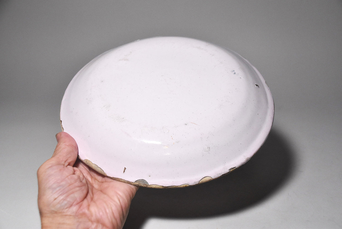 欧州花文色絵皿その４（１８～１９世紀）