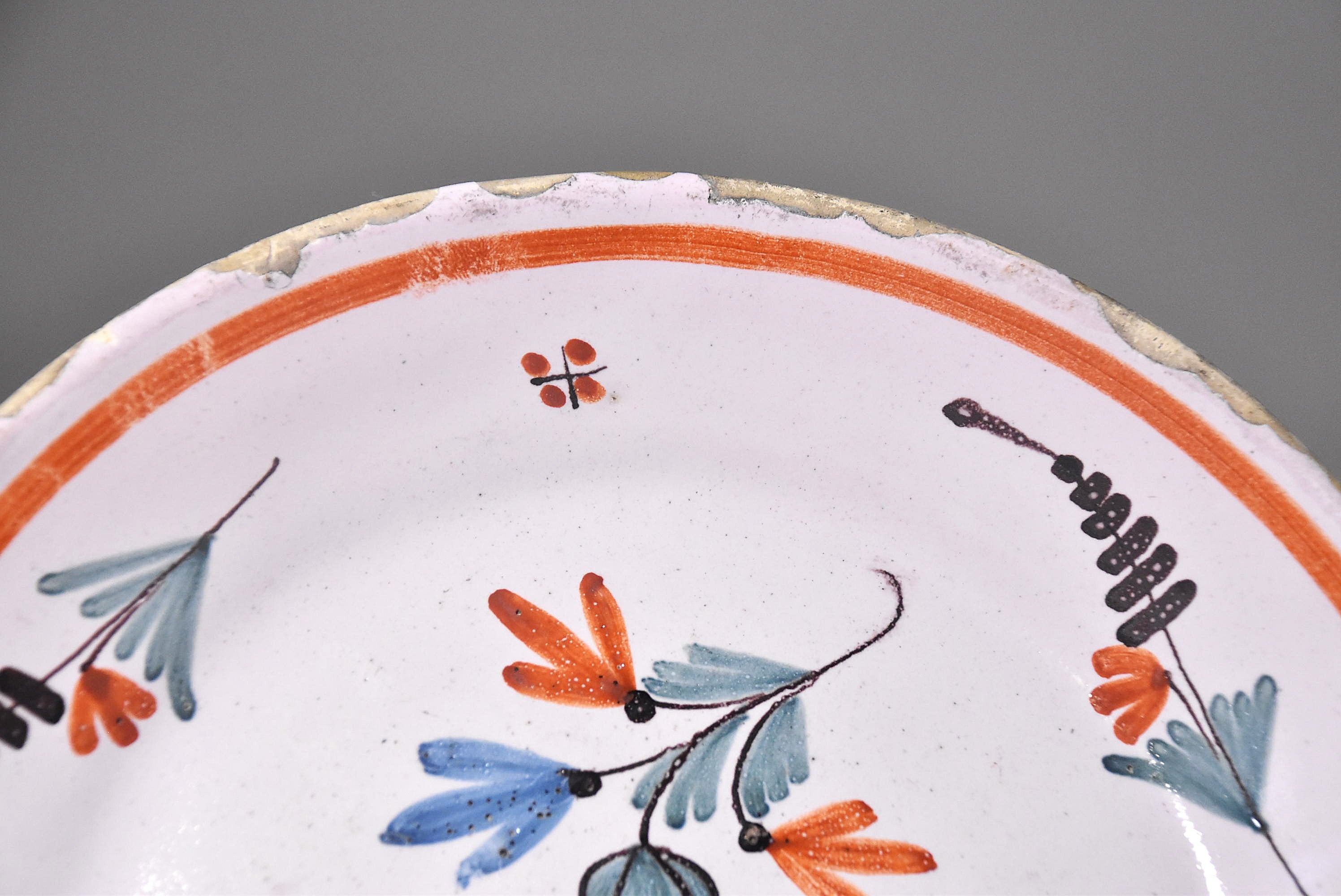 欧州花文色絵皿その4（18～19世紀） – 青花の会｜seikashop