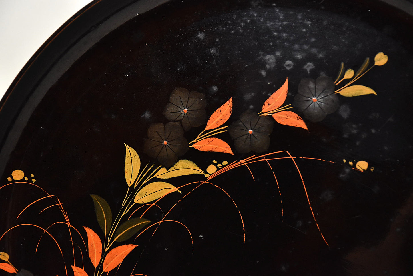 漆絵盆その５（江戸時代）