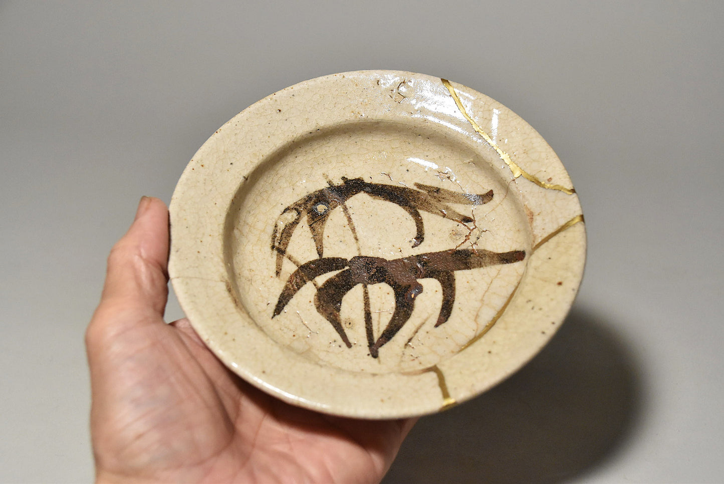 志野織部皿（桃山～江戸初期）