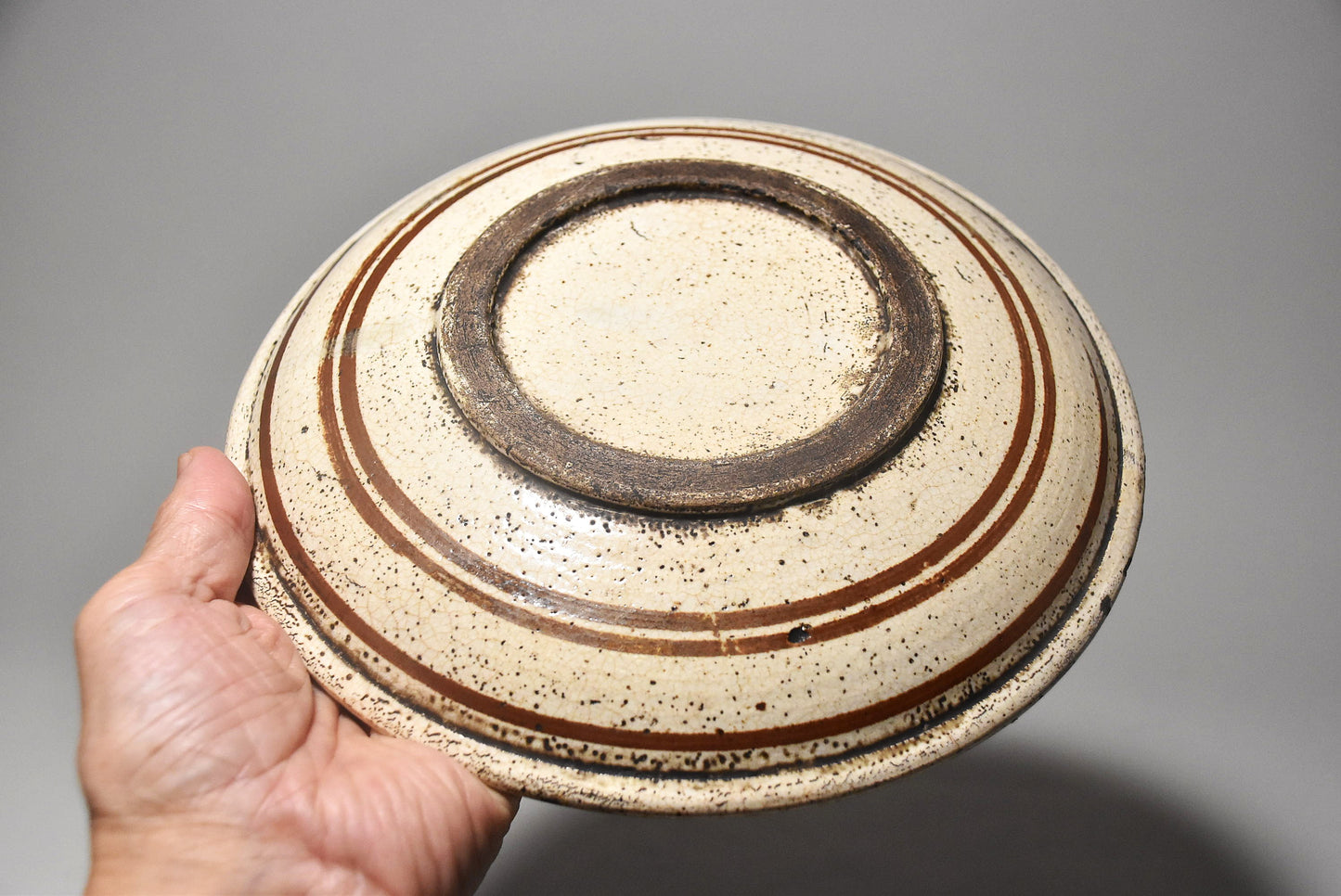 瀬戸吹き墨皿その１（江戸時代）