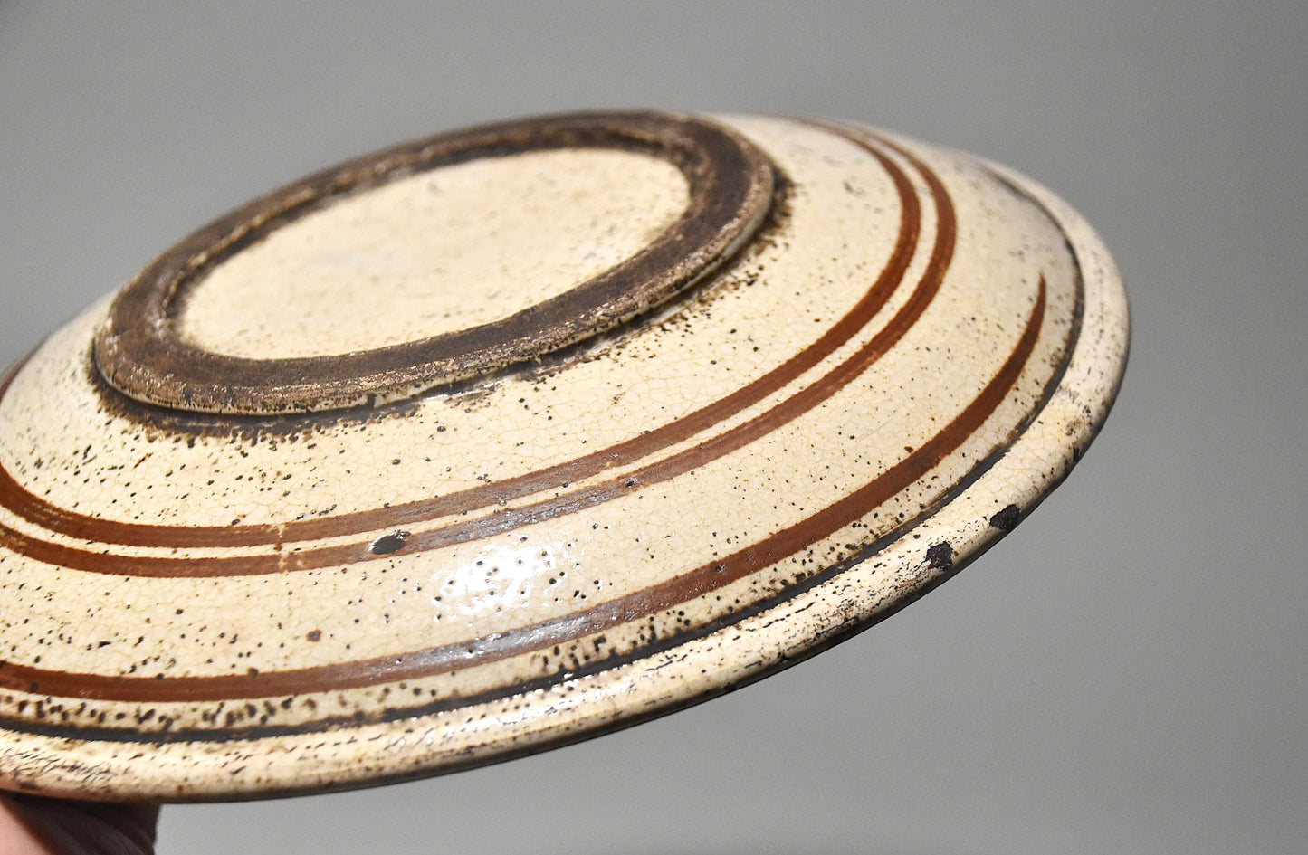 瀬戸吹き墨皿その１（江戸時代）