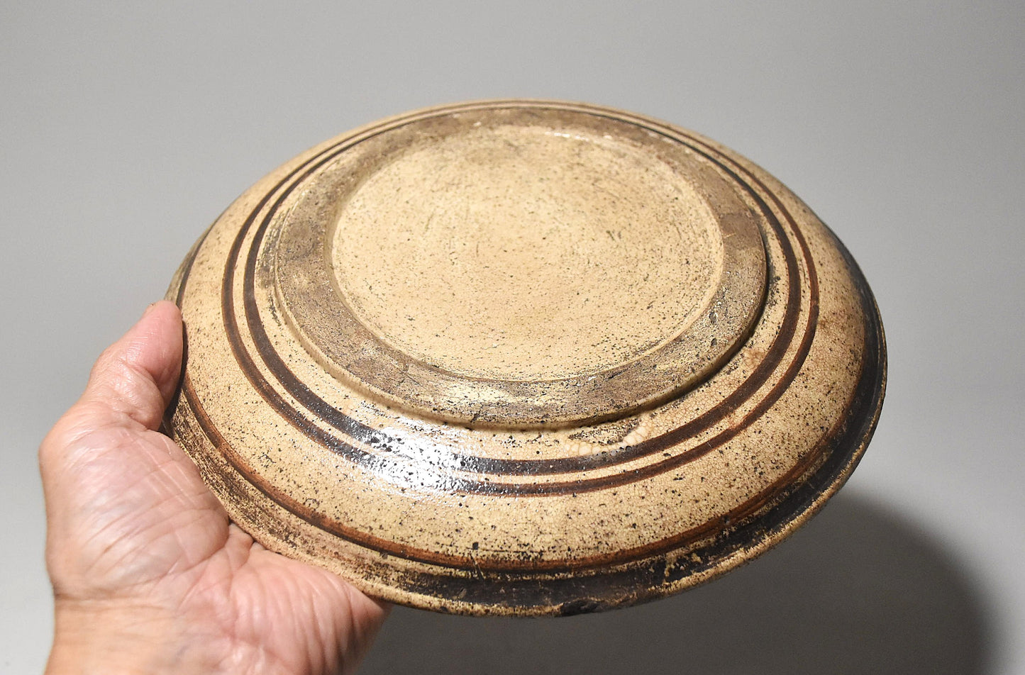 瀬戸吹き墨皿その２（江戸時代）