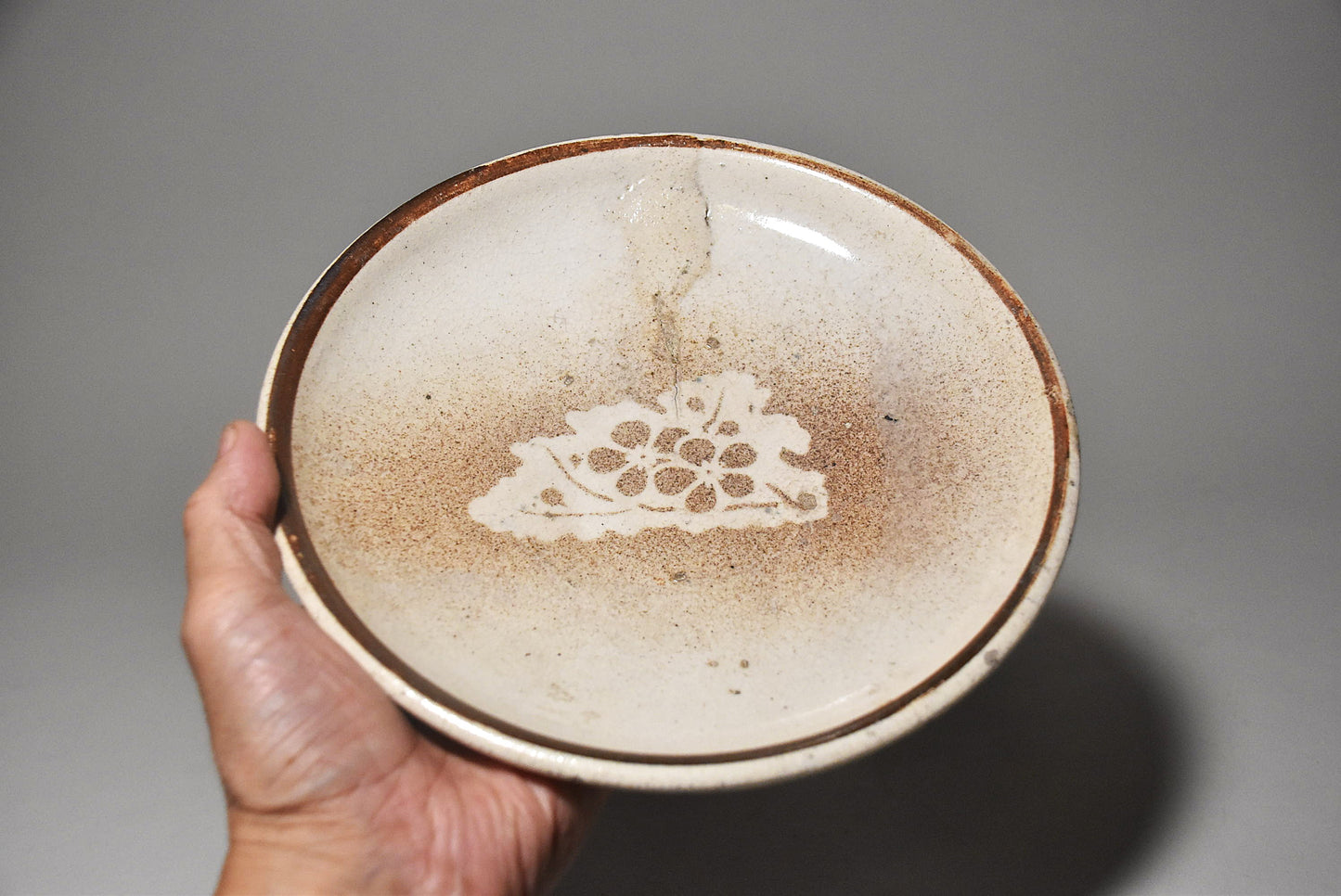 瀬戸吹き墨皿その３（江戸時代）