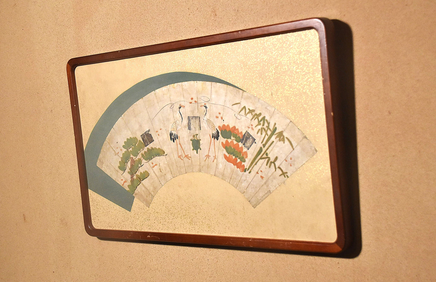 奈良絵扇面額（江戸時代）