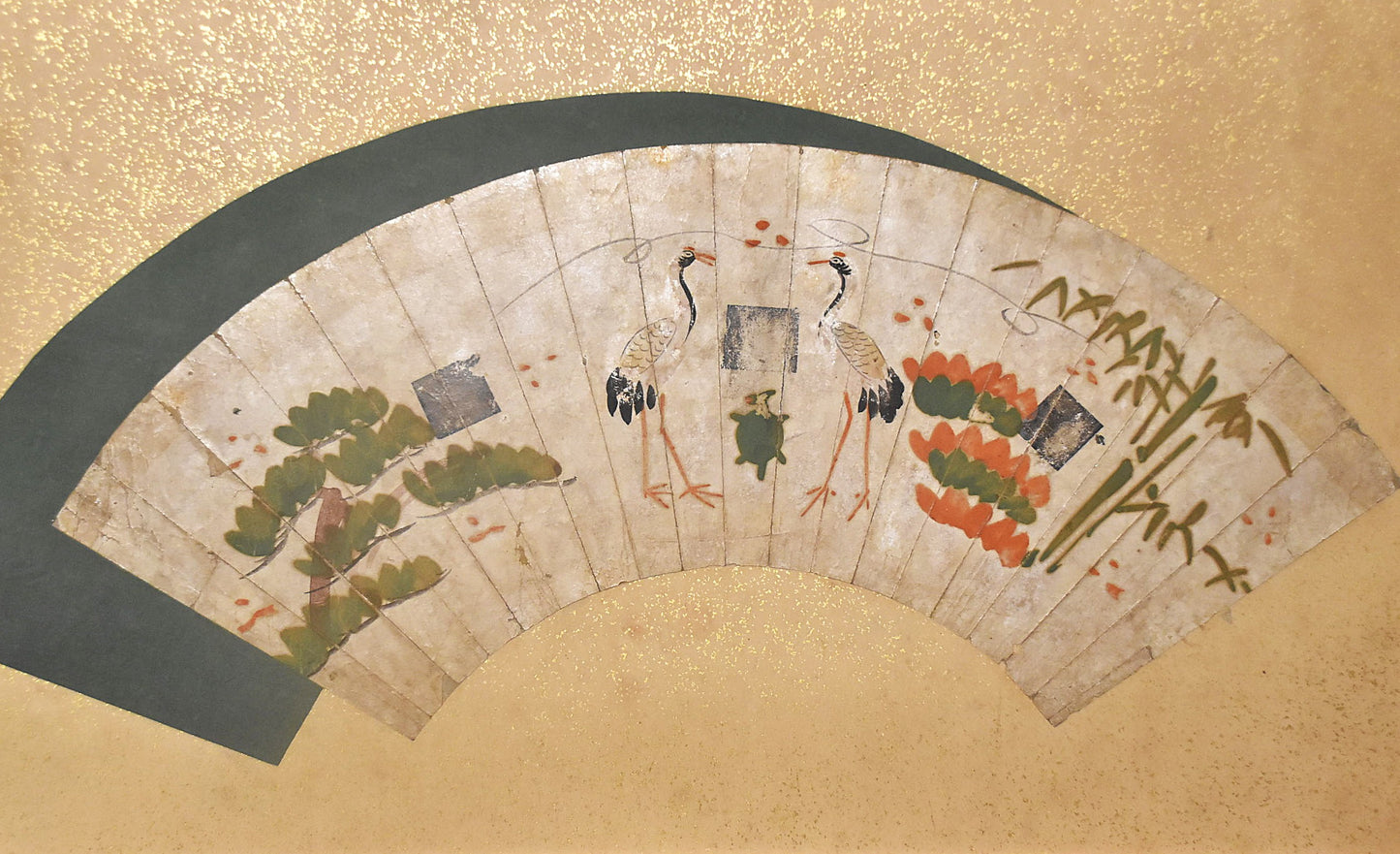 奈良絵扇面額（江戸時代）