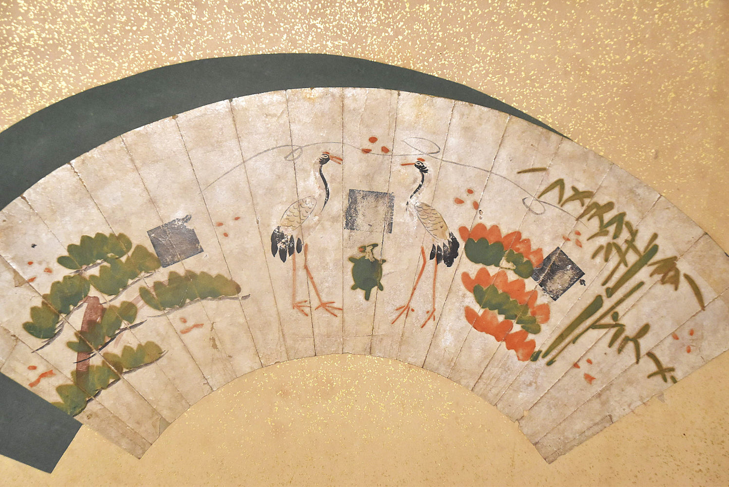 奈良絵扇面額（江戸時代）