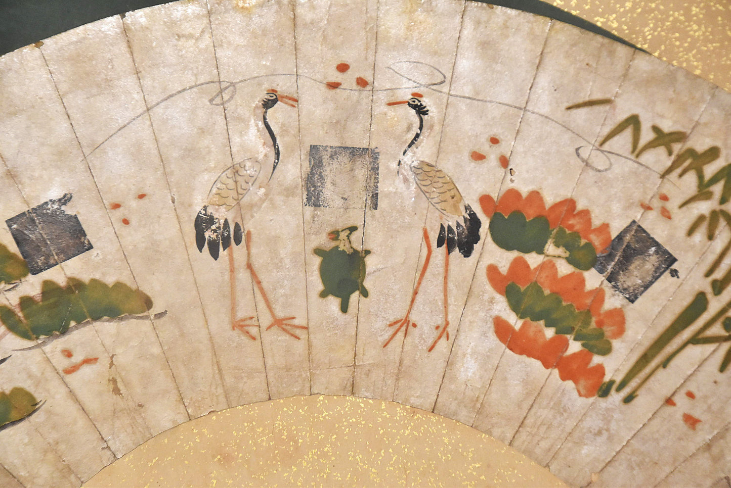 奈良絵扇面額（江戸時代）