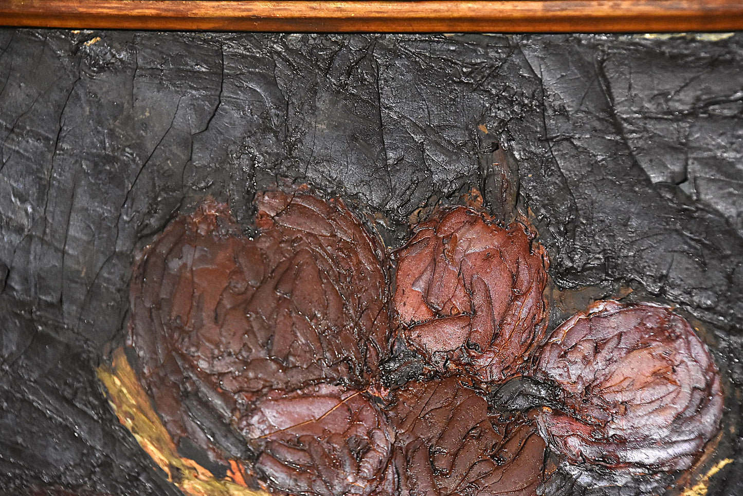 梅津五郎油彩果物図額（昭和２９年）