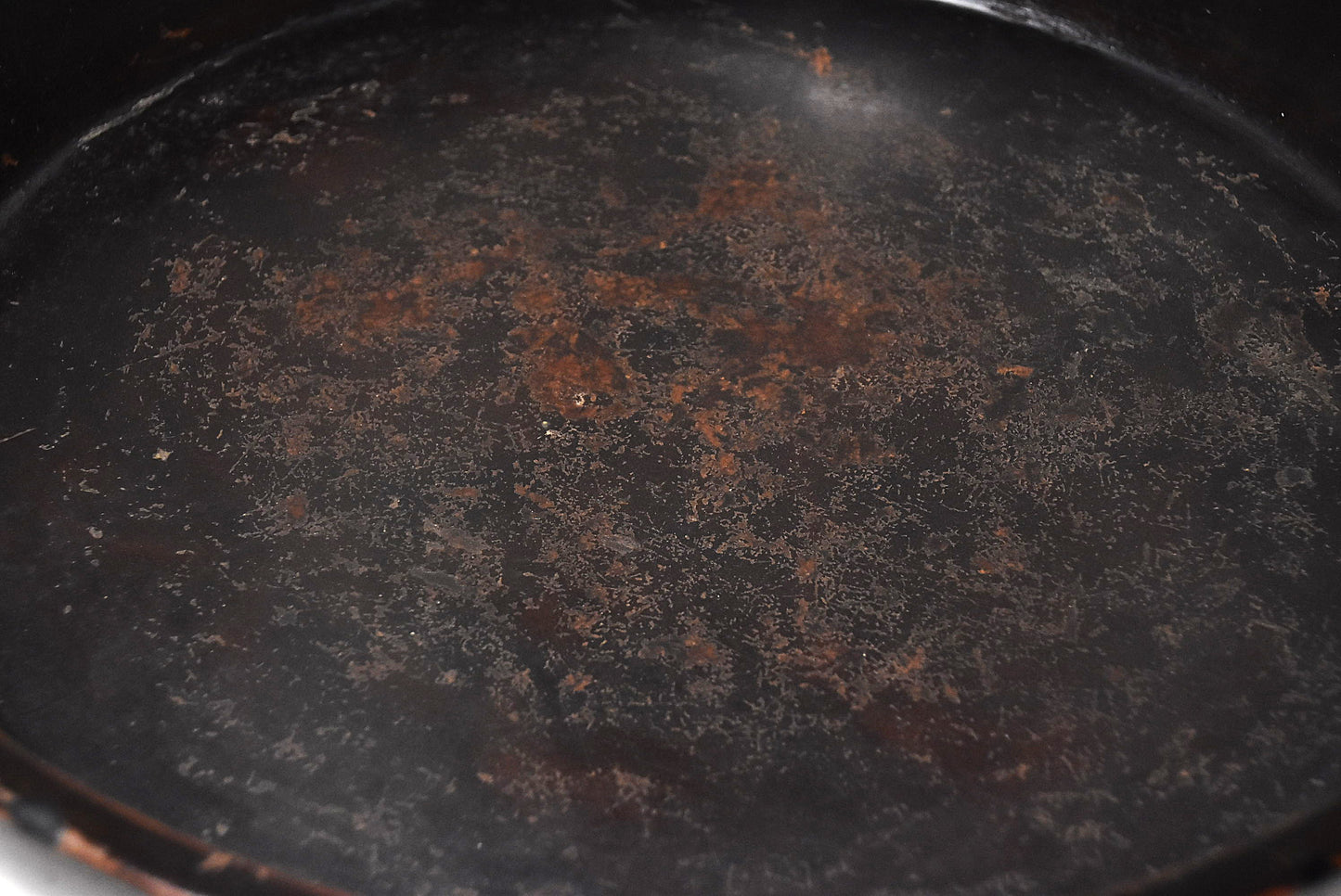 黒漆盆（江戸時代）