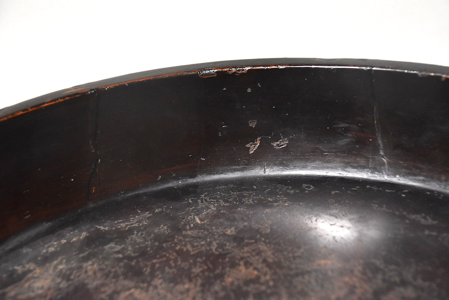 黒漆盆（江戸時代）