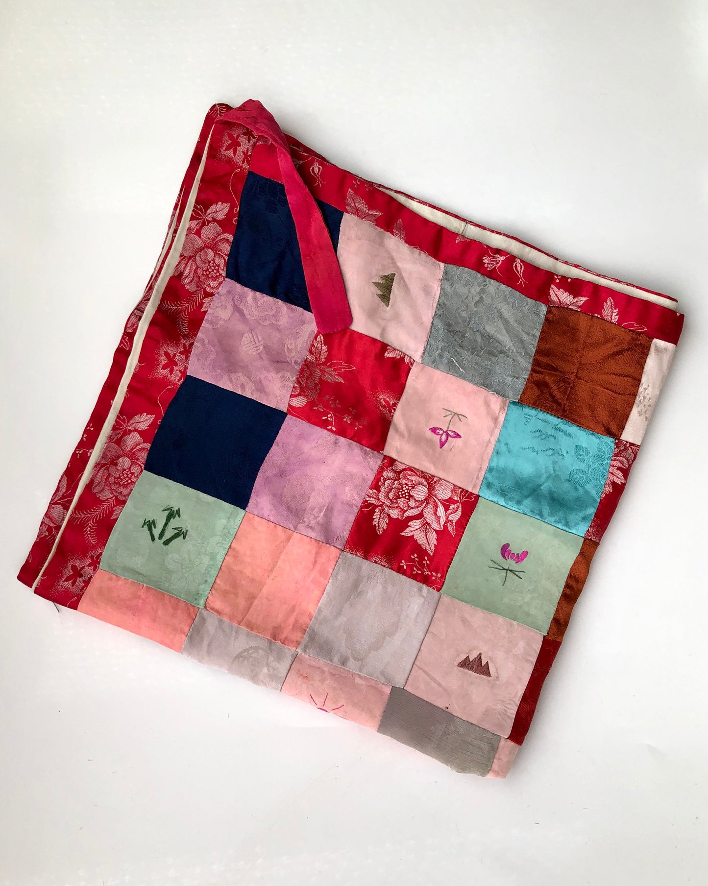 シルクと綿のポジャギ a