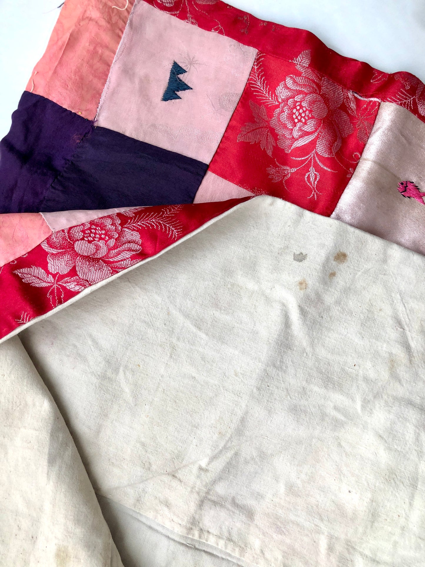 シルクと綿のポジャギ a