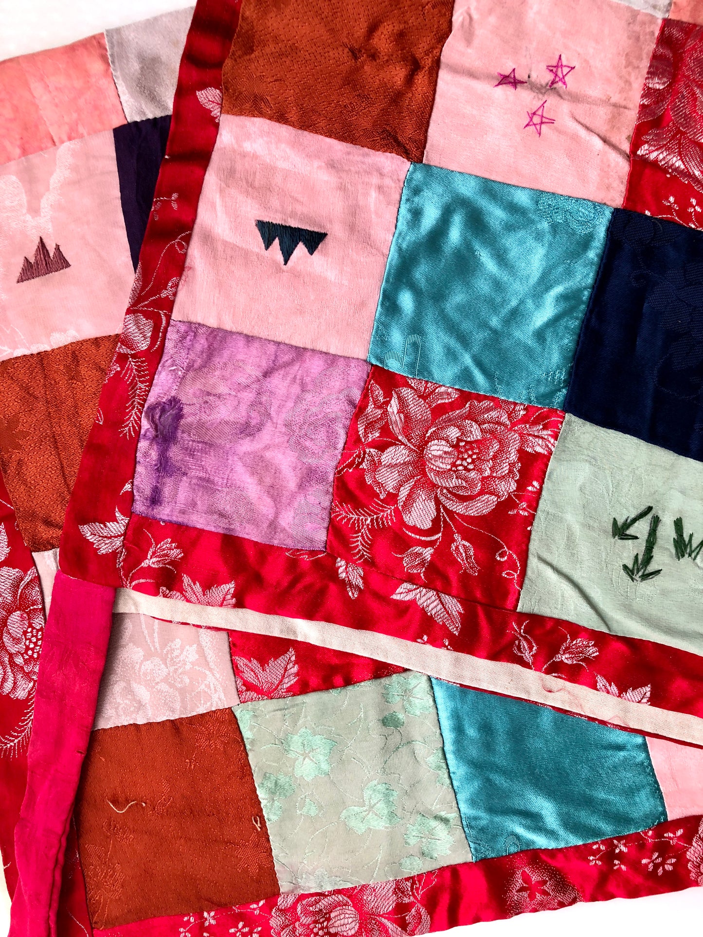 シルクと綿のポジャギ a