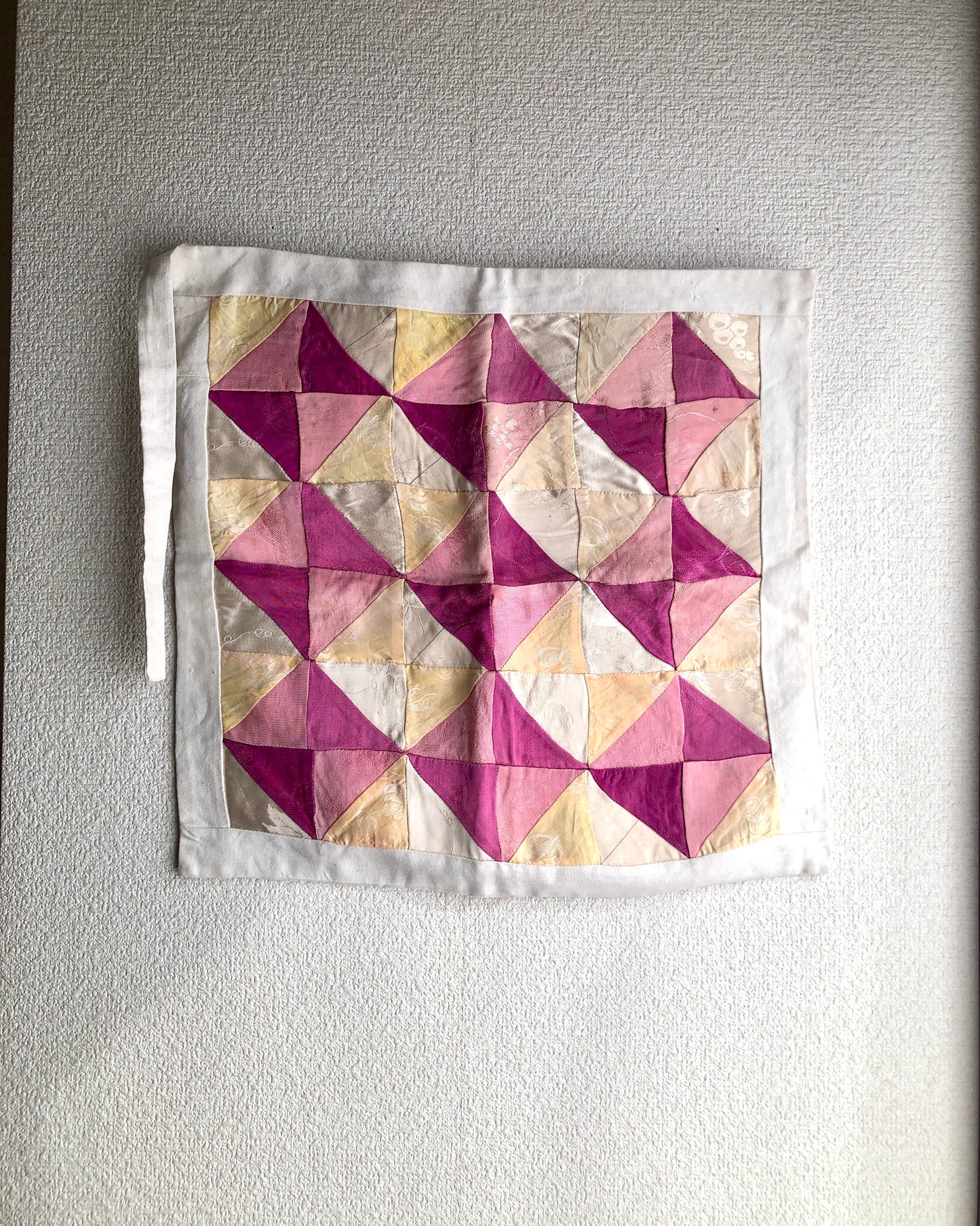 シルクと綿のポジャギ b