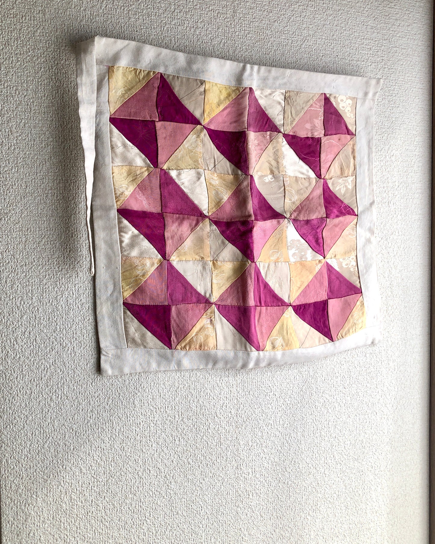 シルクと綿のポジャギ b