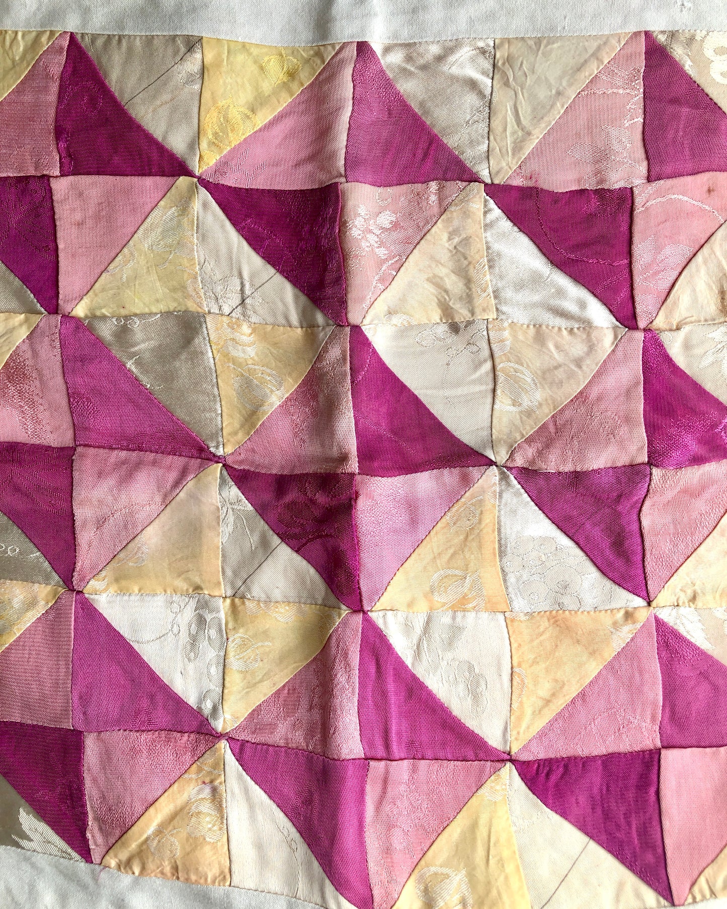 シルクと綿のポジャギ b