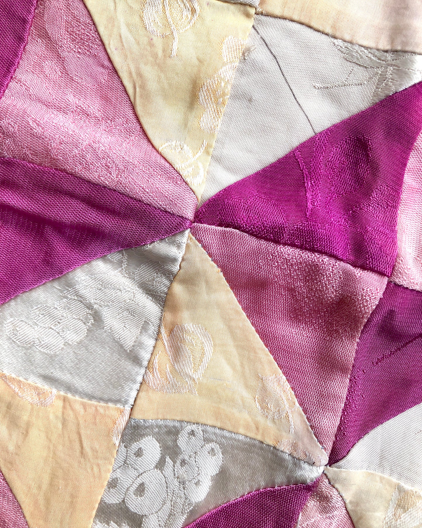 シルクと綿のポジャギ b